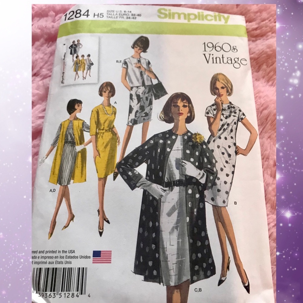 Sewing pattern vintage 1960’s style New uncut